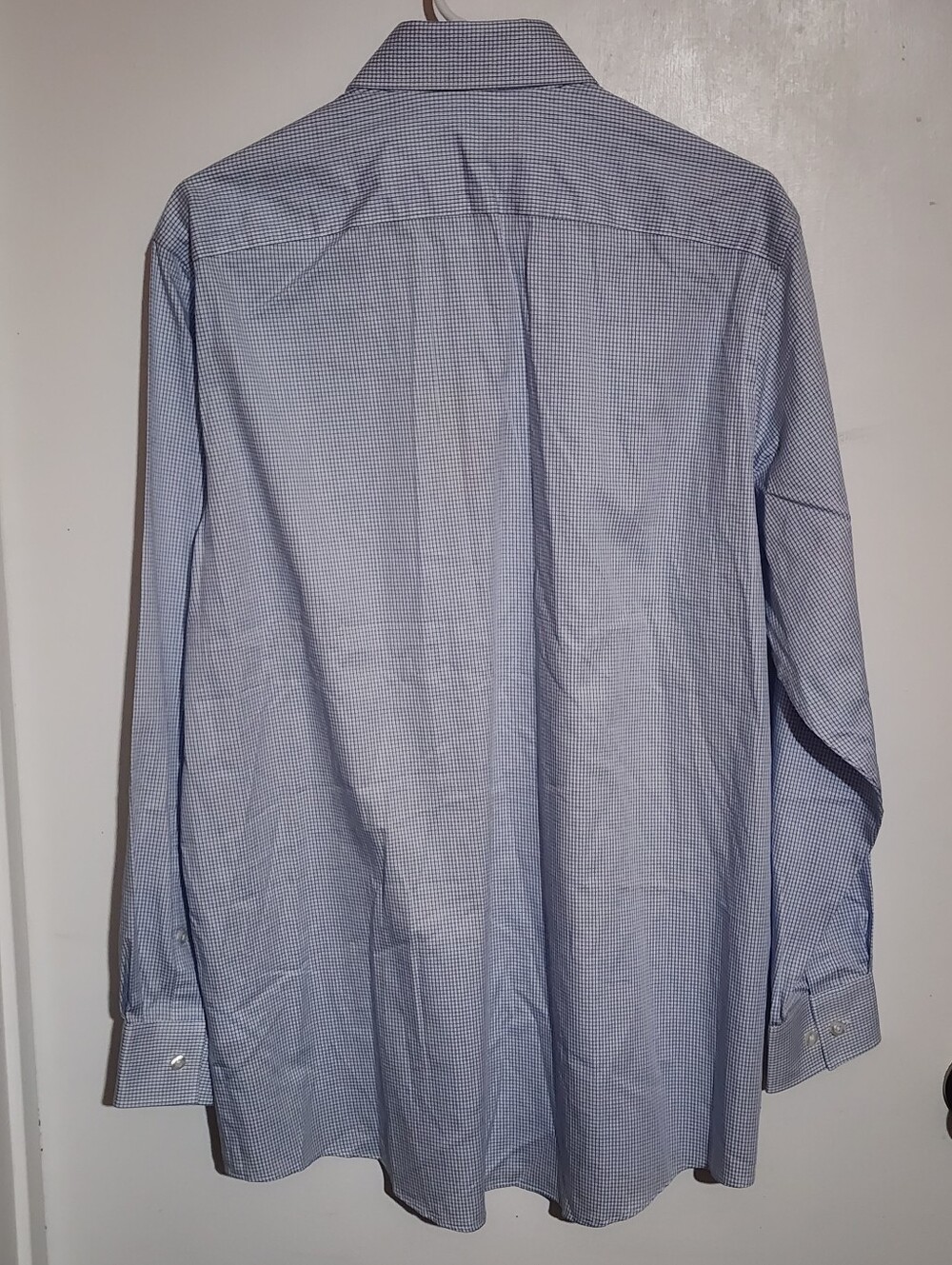 Michael Kors Men's Light Blue Micro-Check Dress Shirt NWT - Picture 5 of 5